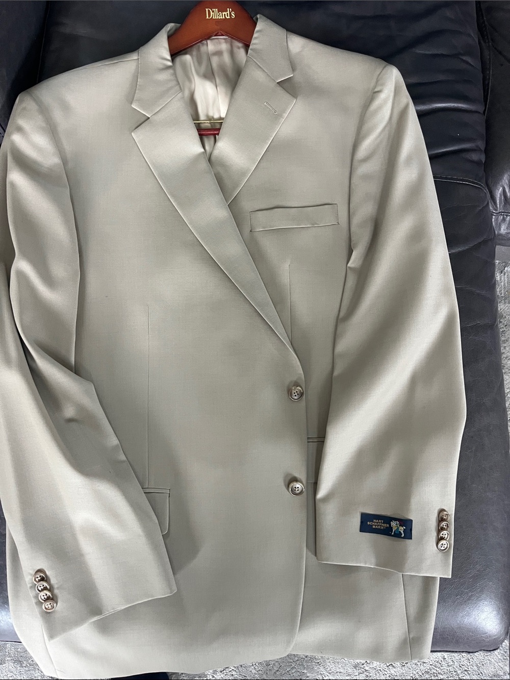H&M Men's Light Gray Two-Button Blazer